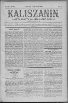 Kaliszanin : gazeta miasta Kalisza i jego okolic