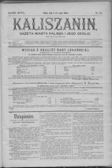 Kaliszanin : gazeta miasta Kalisza i jego okolic