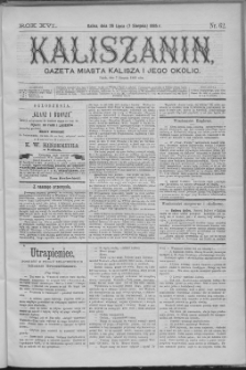 Kaliszanin : gazeta miasta Kalisza i jego okolic