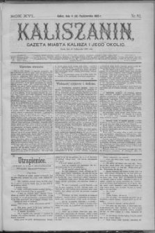 Kaliszanin : gazeta miasta Kalisza i jego okolic