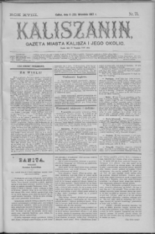 Kaliszanin : gazeta miasta Kalisza i jego okolic