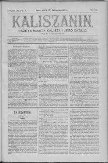 Kaliszanin : gazeta miasta Kalisza i jego okolic