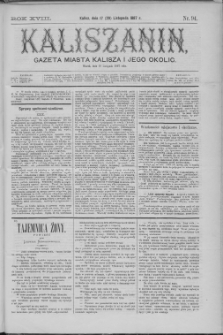 Kaliszanin : gazeta miasta Kalisza i jego okolic