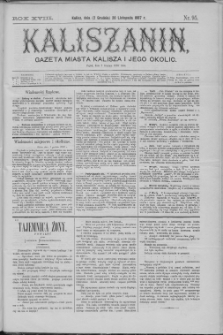 Kaliszanin : gazeta miasta Kalisza i jego okolic