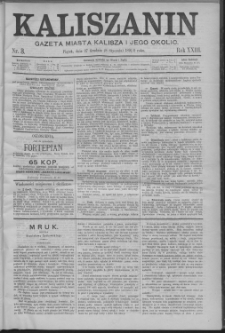 Kaliszanin : gazeta miasta Kalisza i jego okolic