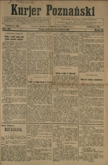 Kurier Poznański 1907.04.05 R.2 nr78