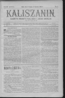 Kaliszanin : gazeta miasta Kalisza i jego okolic