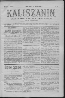 Kaliszanin : gazeta miasta Kalisza i jego okolic