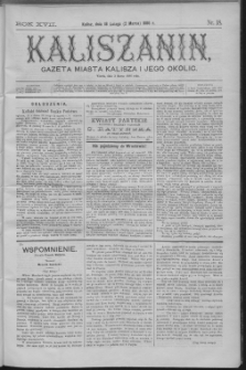 Kaliszanin : gazeta miasta Kalisza i jego okolic