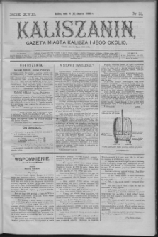 Kaliszanin : gazeta miasta Kalisza i jego okolic