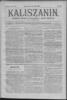 Kaliszanin : gazeta miasta Kalisza i jego okolic