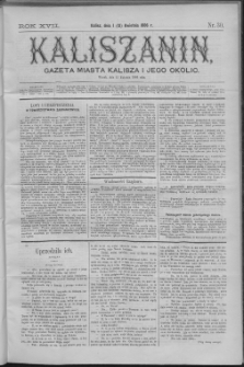 Kaliszanin : gazeta miasta Kalisza i jego okolic