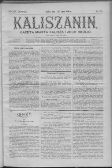 Kaliszanin : gazeta miasta Kalisza i jego okolic