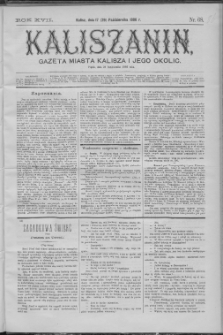 Kaliszanin : gazeta miasta Kalisza i jego okolic
