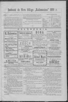 Kaliszanin : gazeta miasta Kalisza i jego okolic