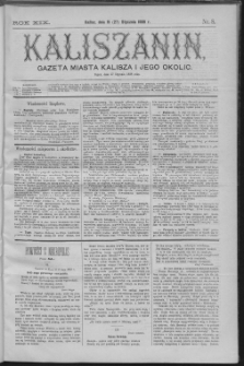 Kaliszanin : gazeta miasta Kalisza i jego okolic