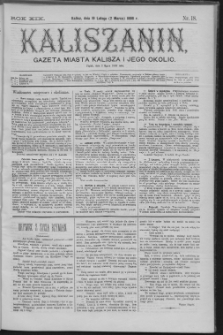 Kaliszanin : gazeta miasta Kalisza i jego okolic