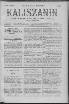Kaliszanin : gazeta miasta Kalisza i jego okolic