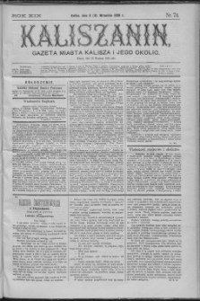 Kaliszanin : gazeta miasta Kalisza i jego okolic