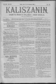 Kaliszanin : gazeta miasta Kalisza i jego okolic