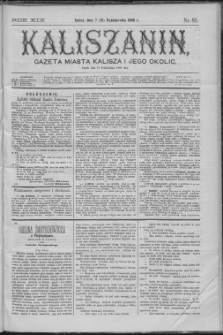 Kaliszanin : gazeta miasta Kalisza i jego okolic