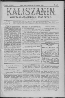 Kaliszanin : gazeta miasta Kalisza i jego okolic