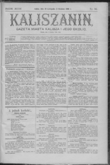 Kaliszanin : gazeta miasta Kalisza i jego okolic