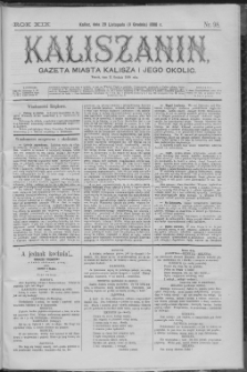 Kaliszanin : gazeta miasta Kalisza i jego okolic