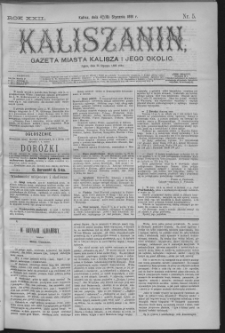 Kaliszanin : gazeta miasta Kalisza i jego okolic