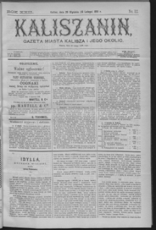 Kaliszanin : gazeta miasta Kalisza i jego okolic