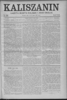 Kaliszanin : gazeta miasta Kalisza i jego okolic