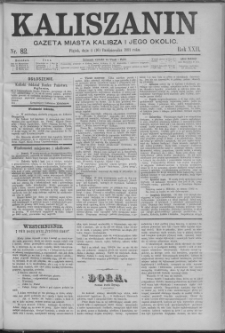 Kaliszanin : gazeta miasta Kalisza i jego okolic