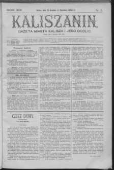 Kaliszanin : gazeta miasta Kalisza i jego okolic