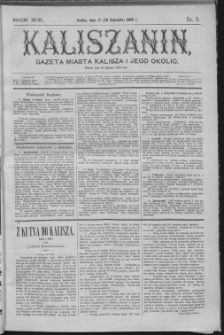 Kaliszanin : gazeta miasta Kalisza i jego okolic