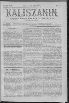 Kaliszanin : gazeta miasta Kalisza i jego okolic