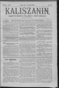 Kaliszanin : gazeta miasta Kalisza i jego okolic