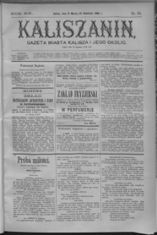 Kaliszanin : gazeta miasta Kalisza i jego okolic