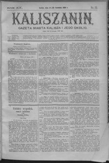 Kaliszanin : gazeta miasta Kalisza i jego okolic