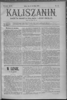 Kaliszanin : gazeta miasta Kalisza i jego okolic
