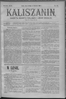 Kaliszanin : gazeta miasta Kalisza i jego okolic