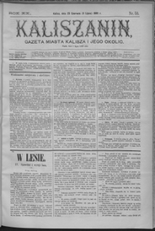 Kaliszanin : gazeta miasta Kalisza i jego okolic