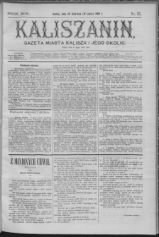 Kaliszanin : gazeta miasta Kalisza i jego okolic