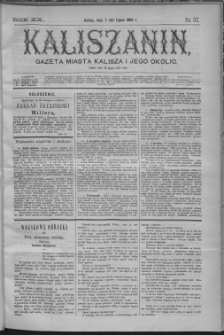 Kaliszanin : gazeta miasta Kalisza i jego okolic