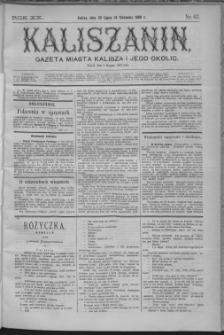 Kaliszanin : gazeta miasta Kalisza i jego okolic