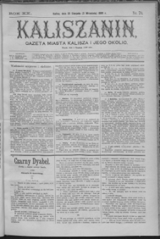 Kaliszanin : gazeta miasta Kalisza i jego okolic