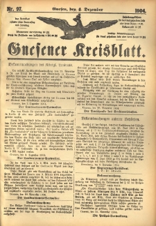 Gnesener Kreisblatt 1904.12.04 Nr97