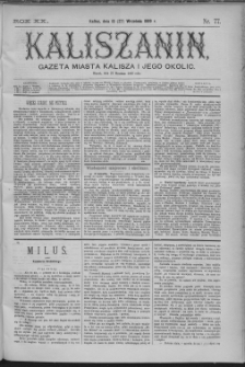 Kaliszanin : gazeta miasta Kalisza i jego okolic
