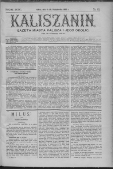 Kaliszanin : gazeta miasta Kalisza i jego okolic