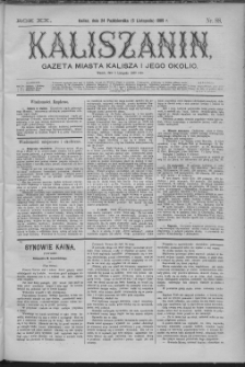 Kaliszanin : gazeta miasta Kalisza i jego okolic