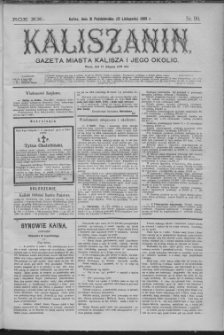 Kaliszanin : gazeta miasta Kalisza i jego okolic